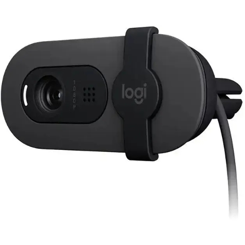 Веб-камера Logitech Webcam Brio 100, 1920x1080, GRAPHITE, защитная шторка