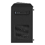Компьютерный корпус Minitower ExeGate Mistery R2-NPX400 (mATX, БП 400NPX с вент. 12 см, 2*USB+1*USB 3.0, аудио, черный, 1 вент. 12см с RGb подсветкой и полоса на передней панели, боковая панель - закаленное стекло)
