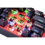 Клавиатура Redragon Fizz проводная, USB Type-A, чёрный/красный