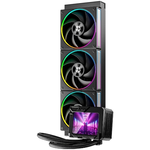 Система водяного охлаждения ID-Cooling DL360 Max ARGB Soc-AM5/AM4/1200/1700/1851 черный 4-pin 14-31.2dB Al LCD 350W Ret