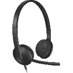 Гарнитура Logitech H340 чёрный, проводная, USB