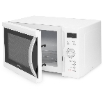 Микроволновая печь Hyundai HYM-D3007 белый/черный, 23 л, 800 Вт, переключатели - кнопки, электронный поворотный механизм