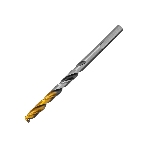Сверло спиральное по металлу Denzel 5 x 86мм, Р6М5, Golden Tip, многогранная заточка