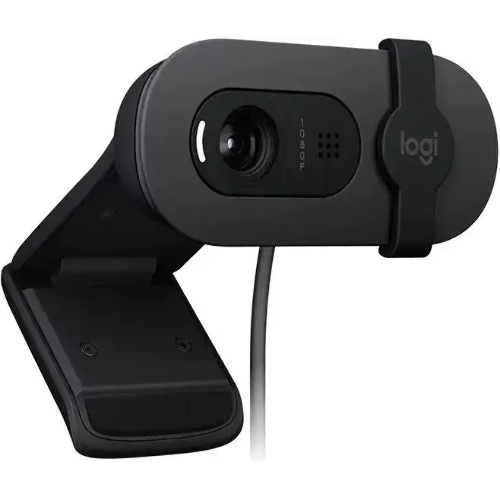 Веб-камера Logitech Webcam Brio 100, 1920x1080, GRAPHITE, защитная шторка