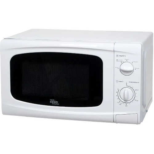 Микроволновая печь Oasis MW-70UW белый, 20 л, 700 Вт, переключатели - поворотный механизм