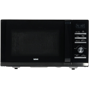 Микроволновая печь BBK 25MWC-991T/B черный/серебристый, 25 л, 900 Вт, переключатели - кнопки, поворотный механизм