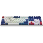 Клавиатура Oklick 725G проводная, USB Type-A, белый/красный