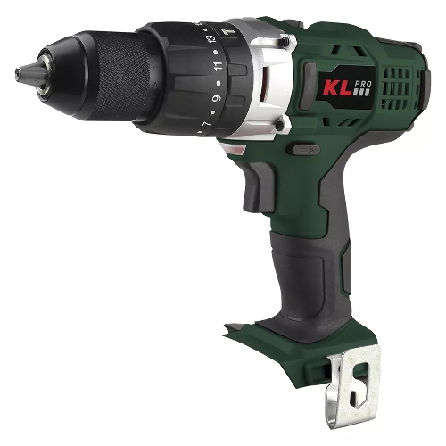 Дрель-шуруповерт Klpro KLDM18-00, 18 В, 0 Ач, 40 Нм, щеточный, ударный