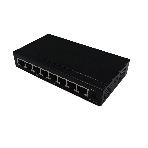 Коммутатор неуправляемый NEOMAX NMS-108P-1000-S, 8 портов 1000 Mbps, металл