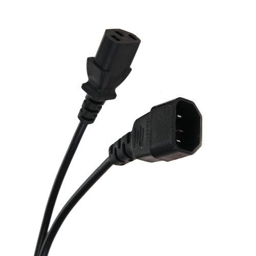 Кабель монитор - компьютер 1.8 м 220V (UPS -> устройство) VDE 3Gx0.5мм QUST(Aopen) ACE001-1.8м