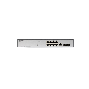 Коммутатор Managed L2 Switch 8x1000Base-T, 2x1000Base-X SFP, RJ45 Console, 19