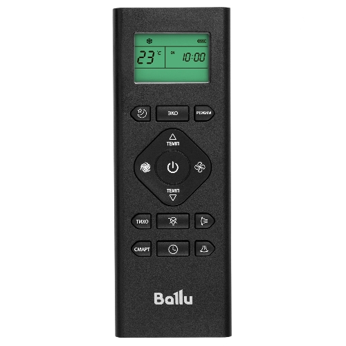 Внутренний блок сплит-системы Ballu BSPI/in-10HN8/BL/EU инвертор, 10000 BTU, 27 м², 21 дБ, охлаждение, обогрев, осушение, черный