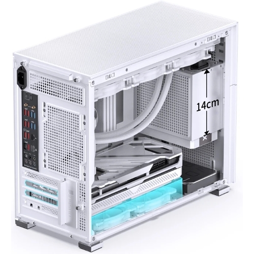 Компьютерный корпусMini-Tower/ Case JONSBO D31 STD, Mini-Tower, TG, no fan, 1xUSB-A 3.2 + 1xUSB-C 3.2, mATX, mDTX, mITX белый