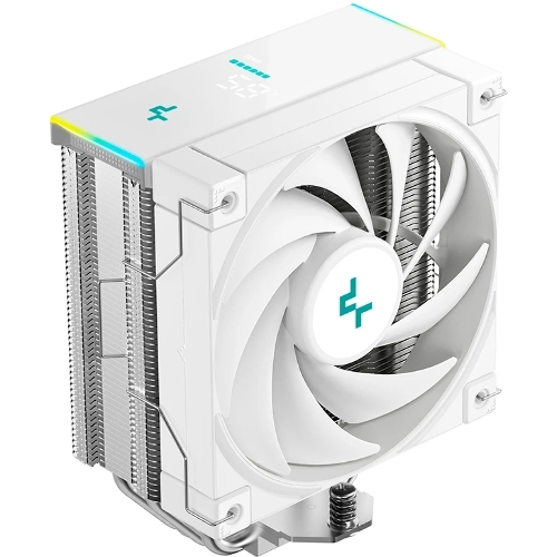 Устройство охлаждения(кулер) Deepcool AK400 Digital SE Wh ARGb Soc-AM5/AM4/1200/1700/1851 белый 4-pin 19-28dB Al+Cu LCD 220W 812gr Ret (R-AK400-WHADMN-GJD)