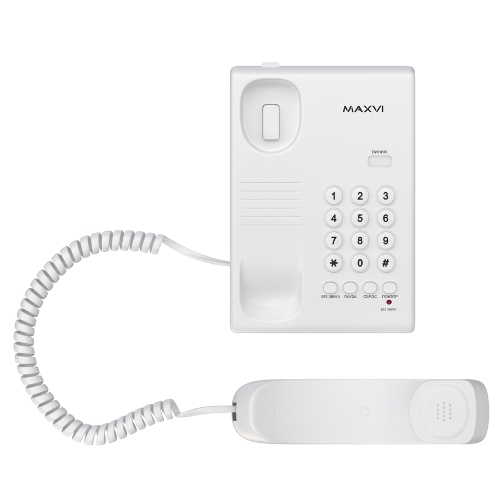 Проводной телефон MAXVI CS-02 white