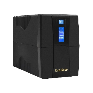 Источник бесперебойного питания ExeGate EP285583RUS SpecialPro Smart LLB-800.LCD.AVR.C13.RJ.USB 800VA/480W, LCD, AVR, 4*IEC-C13, RJ45/11, USB, черный