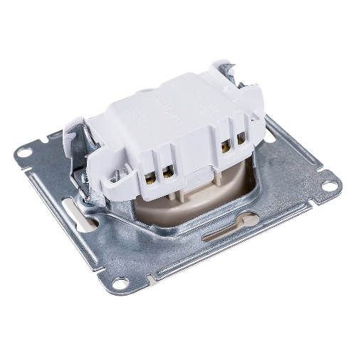 Механизм розетки 1-м СП AtlasDesign без заземл. 16А беж. SchE ATN000241
