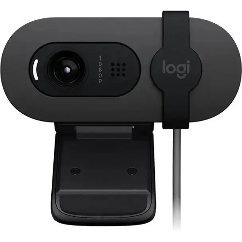 Веб-камера Logitech Webcam Brio 100, 1920x1080, GRAPHITE, защитная шторка