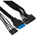 Компьютерный корпус Miditower ExeGate XP-340U-UNS350 (ATX, БП UNS350 с вент. 12см, 1хUSB/2хUSB 3.0, аудио)