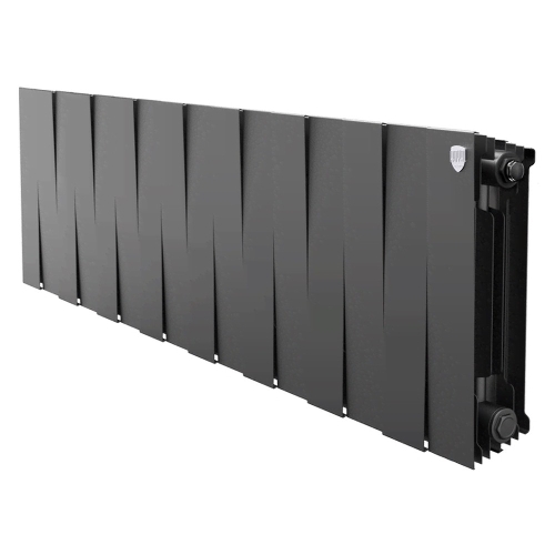 Радиатор биметаллический Royal Thermo PianoForte 300 черный - 16 секц.
