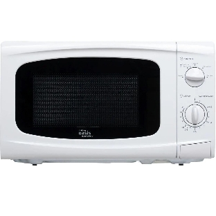 Микроволновая печь Oasis MW-70UW белый, 20 л, 700 Вт, переключатели - поворотный механизм