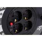 Удлинитель на катушке 4х30 м 2P+PE 10А УК30 с термозащ. 3х1.0 кв.мм GENERICA IEK WKP10-10-04-30-G