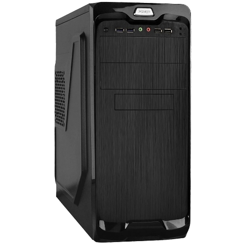 Компьютерный корпус Miditower ExeGate UN-604-UNS350 (ATX, БП UNS350 с вент. 12см, 2хUSB+2хUSB 3.0, аудио, черный)