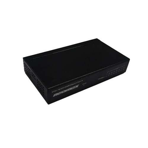 Коммутатор неуправляемый NEOMAX NMS-108P-1000-S, 8 портов 1000 Mbps, металл
