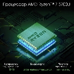Ноутбук Digma Pro Breve Ryzen 7 5700U/16Gb/SSD 512Gb/15.6