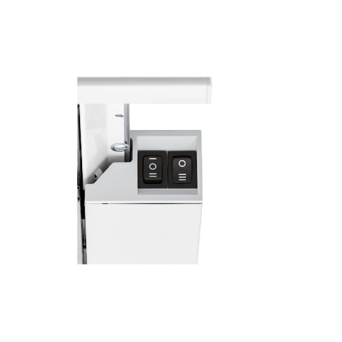 Вытяжка встраиваемая Krona Kamilla 600 AIR 2W белый, 60 см, 1066 куб. м/ч, 58 дБ