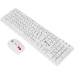 Комплект клавиатура+мышь Defender Milan C-992 беспроводной, USB, 1000 DPI, белый
