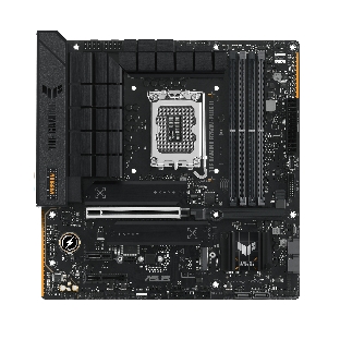 Материнская плата ASUS TUF GAMING B760M-PLUS II, LGA 1700, Intel B760, 4xDDR5, 4xSATA, 3xM.2, 1xPCIe 5.0 x16, 1xPCIe x4, 1xPCIe x1, 1xUSB-A 3.2 Gen 2, 2xUSB-A 3.2 Gen 1, 4xUSB 2.0, 1xUSB-C 3.2 Gen 2x2, 1x2.5Gb LAN, 5x3.5 мм, 7.1, mATX