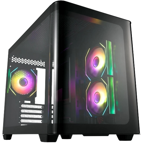 Компьютерный корпус FSP mATX Minitower S380-BA, черный