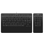 Клавиатура проводная 3Dconnexion 3DX-700092 Keyboard Pro with Numpad проводная USB черный