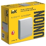 Корпус пластиковый IEK UNION Compact UIC-KP13-N-18-41-K01 ЩРН-П-18 IP41 белая дверь