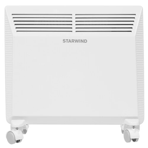 Конвектор электрический Starwind SHV5010, белый, 1000 Вт, 15 м2, термостат, 1 режим мощности
