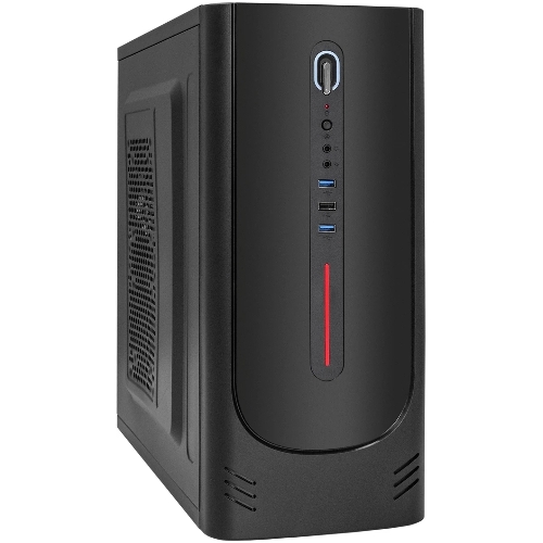 Компьютерный корпус Miditower ExeGate XP-340U-UNS350 (ATX, БП UNS350 с вент. 12см, 1хUSB/2хUSB 3.0, аудио)