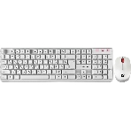 Комплект клавиатура+мышь Defender Milan C-992 беспроводной, USB, 1000 DPI, белый