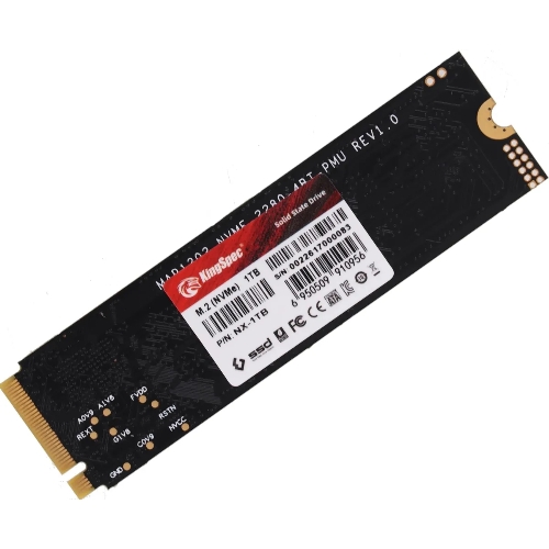 Накопитель SSD M.2 KingSpec NX-1Tb, PCIe 3.0 x4, NVMe, R/W 3400/3100