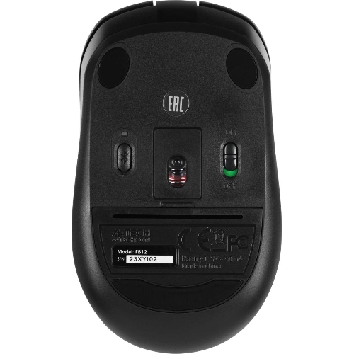 Мышь беспроводная A4Tech Fstyler FB12 черный, 1200 dpi, радиоканал, Bluetooth, USB, кнопки - 3