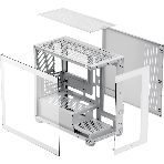 Компьютерный корпус Case Ocypus Gamma C52 WH mATX / win / white / no PSU / Tempered Glass