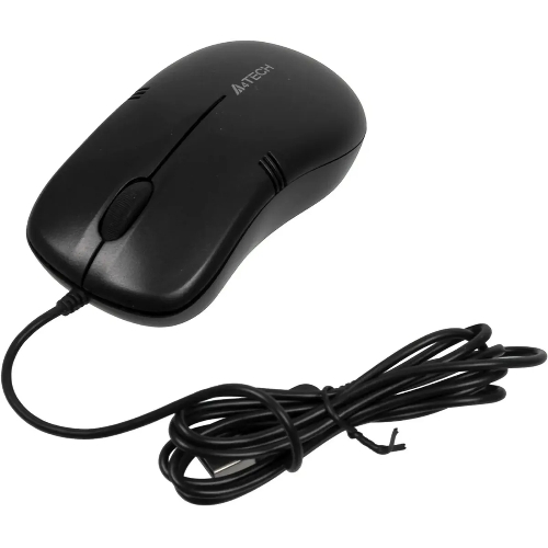 Мышь проводная A4Tech OP-560NUS черный, 1200 dpi, USB, кнопки - 3