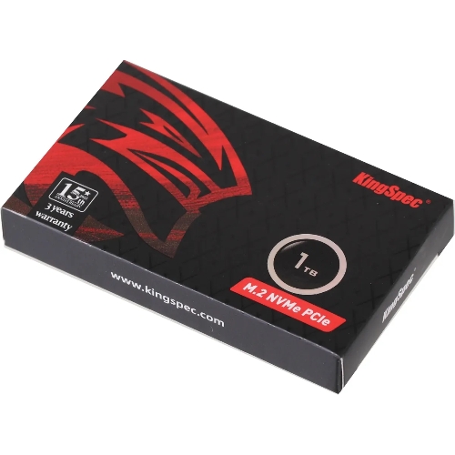 Накопитель SSD M.2 KingSpec NX-1Tb, PCIe 3.0 x4, NVMe, R/W 3400/3100
