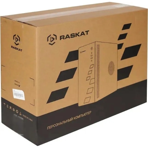 Компьютер Raskat Standart 500 (Intel Core i5 10400, RAM 16Gb, SSD 480Gb, no OS, kb+ms, черный)