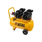 Компрессор безмасл. малошумный Denzel DLP -3000/50, 3 кВт, 2х1,5 кВт,50 л, 2850 об/мин,500 л/мин