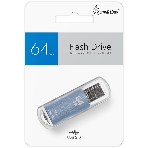 Флешка USB Smartbuy V-Cut Blue (SB64GbVC-B3), 64Gb, USB 3.0, R/W 75/30, голубой