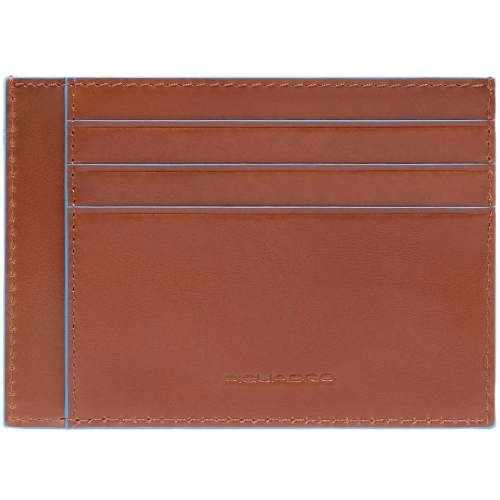 Картхолдер Piquadro Blue Square PP2762B2R/M каштановый, натуральная кожа
