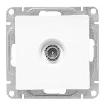 Механизм розетки TV EKF UP1-SOW-TV-3 оконечная, белый Эпика