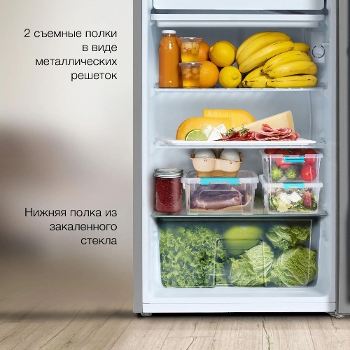 Холодильник Hyundai CO1003 серебристый однокамерный 93л