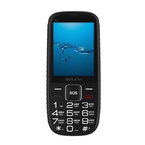 Мобильный телефон Maxvi B9 черный